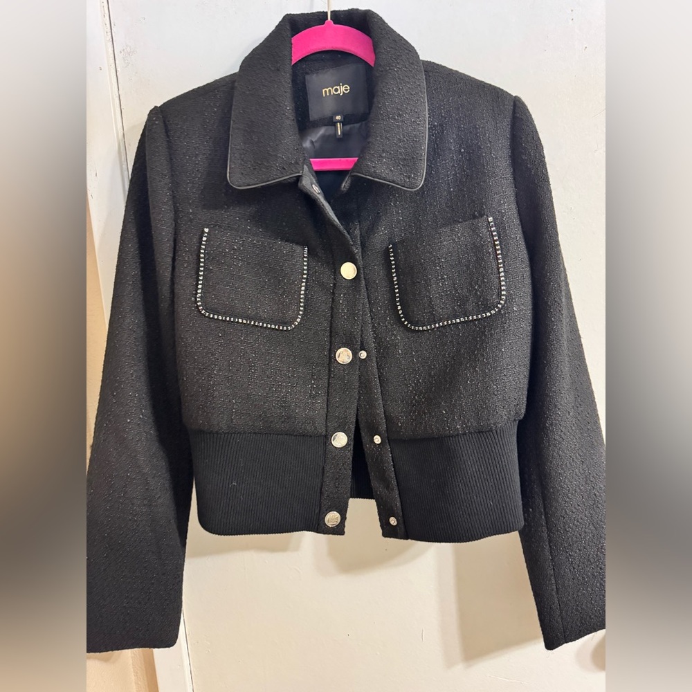 Maje Blopaille Jacket - Picture 3 of 8
